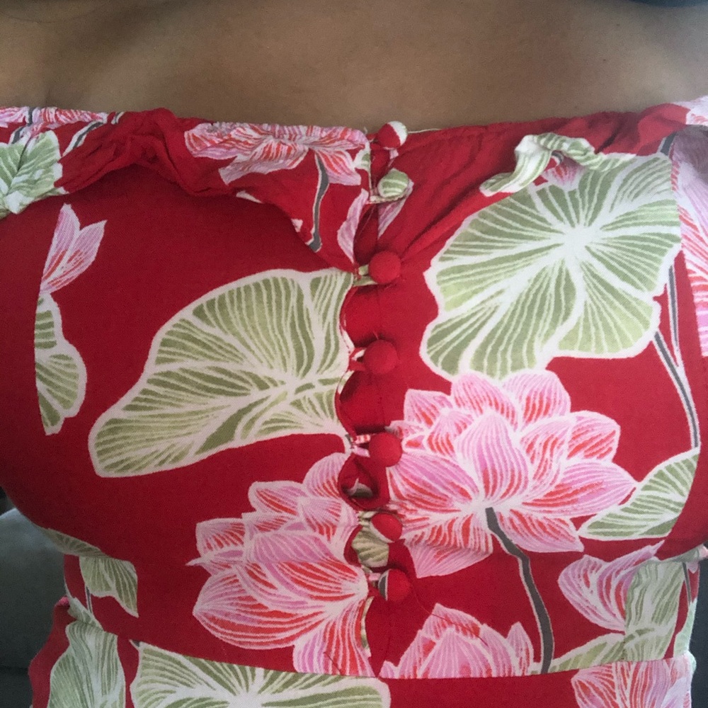 Forever 21 off the shoulder floral dress - Picture 2 of 5